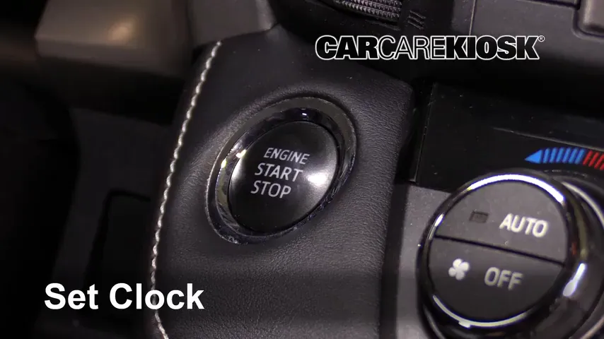 2016 Toyota RAV4 Limited 2.5L 4 Cyl. Clock